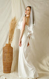 Wedding Veil Botanical Embroidery Standard Length - The Dress Outlet