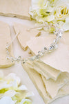 White Rhinestones Headband Bridal Wedding Headpiece - The Dress Outlet